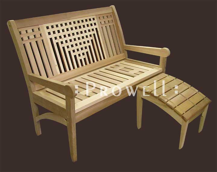 wood porch benches