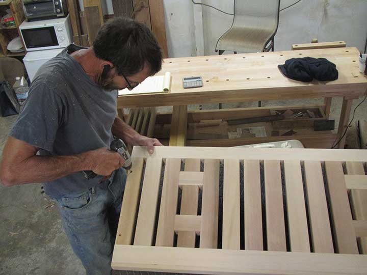 woodworking jinery for building a bench