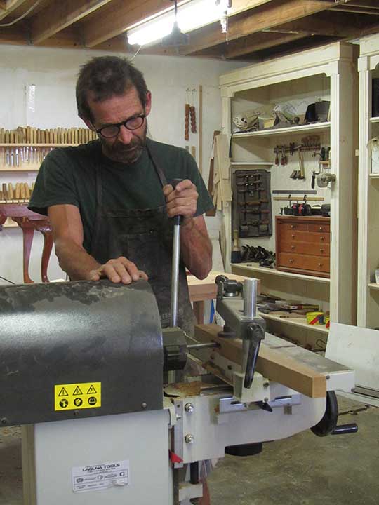 charles prowell building a bench