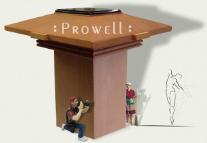prowell's custom wood post cap