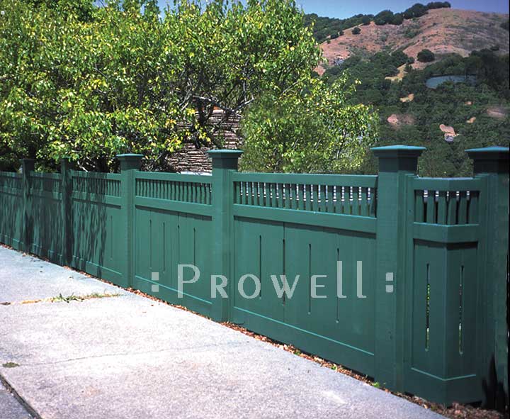 LOWER PANELS AND UPPER PICKETS