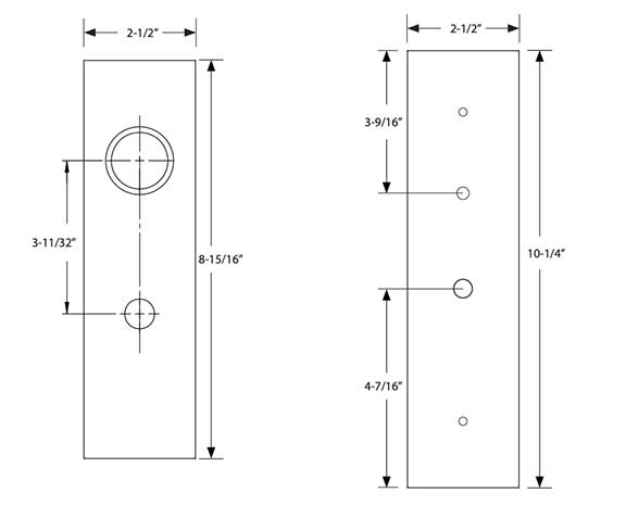 emtek mortiselock 3534 Mormont specifications