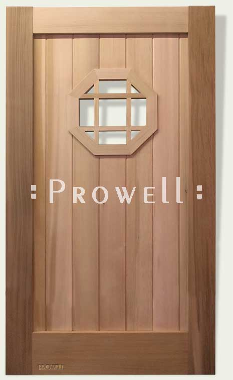 gate with open hexagon speakeasy. prowell