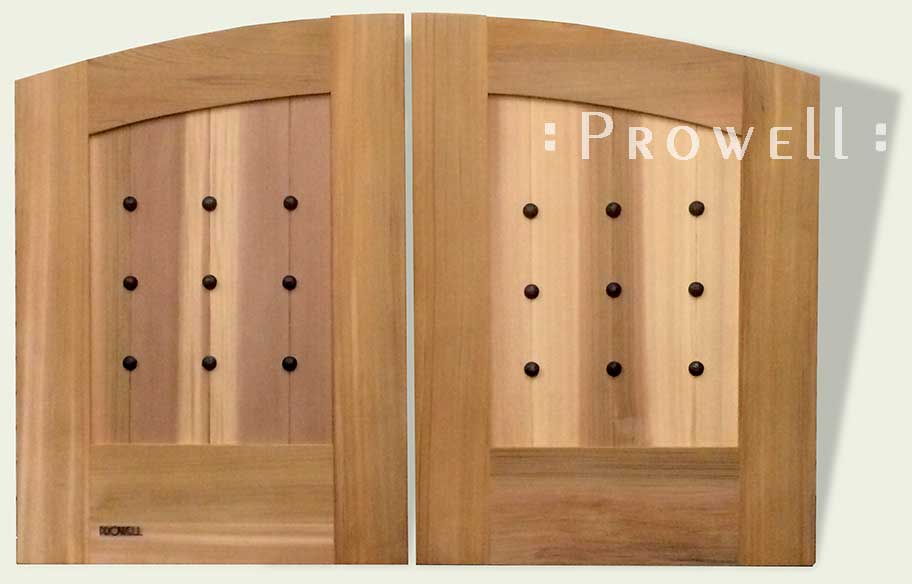 prowell wood gate #31 with RMH bronze clavos