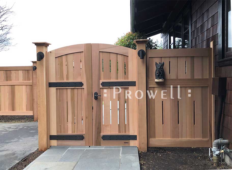 Wood Garden Gates 31 by Prowell Woodworks inc