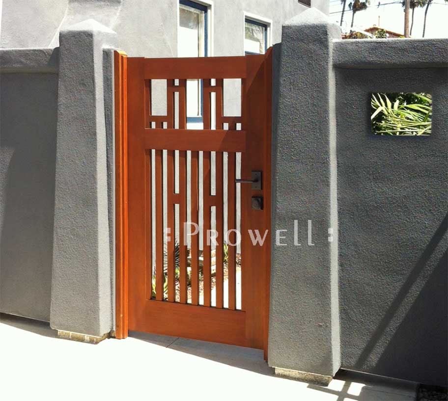 craftsman wood garden gate 38 in san diego, ca