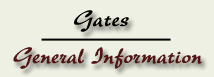 general information for wood gates