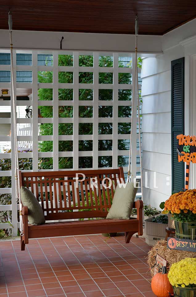 Custom wood porch swing 23-1