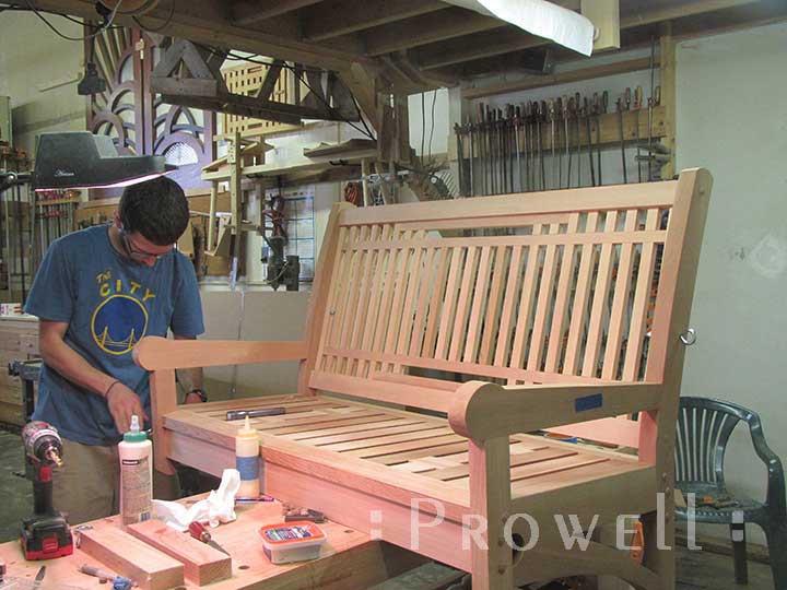 constructing wood porch swing 23_pr1 by prowell woodworks