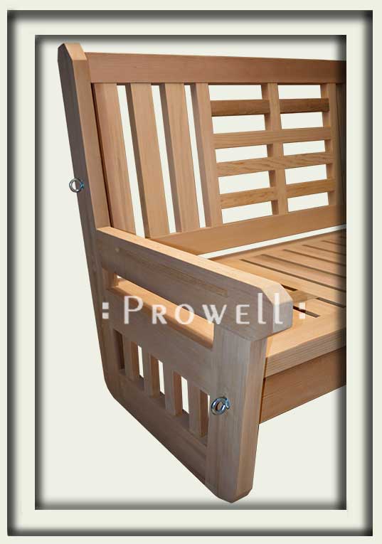 custom wood outdoor swing #6.