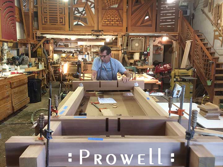 outdoor arbor wood joinery. prowell