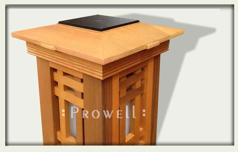 wood_columns_8-1a Prowell's Signatore Custom Wood Column Cap