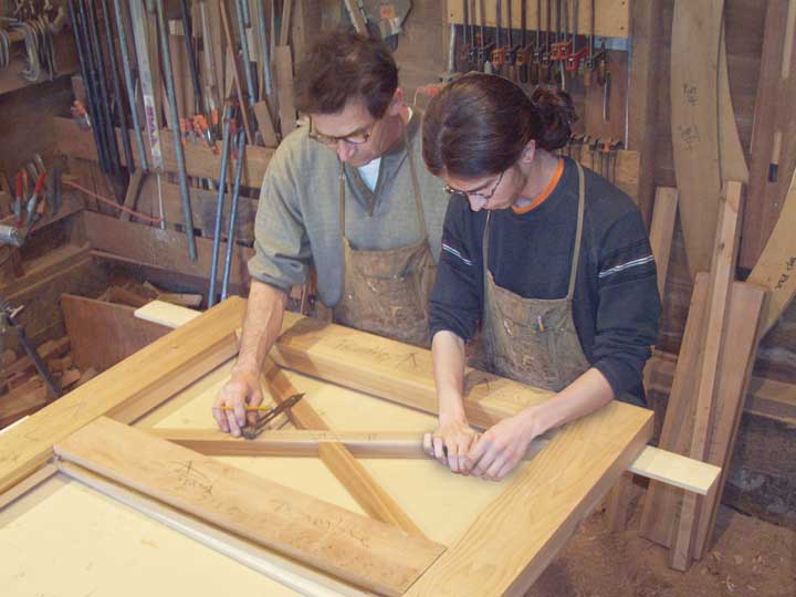 Ben and charles shown how to build the colonial garden gate #23