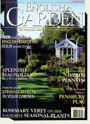 image and link of the magazine English garden magazine featuring prowell garden gates 
