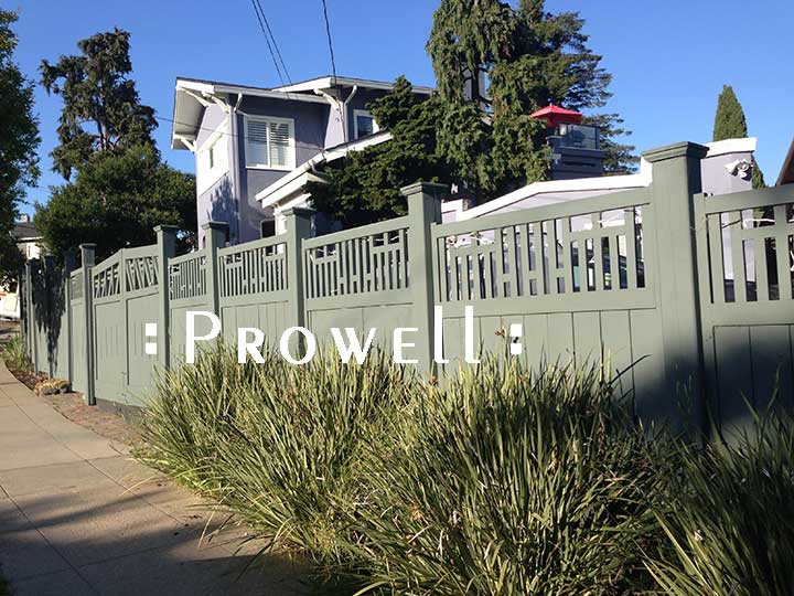 site photo showing the wooden entrance gates #10 in Oakland, California