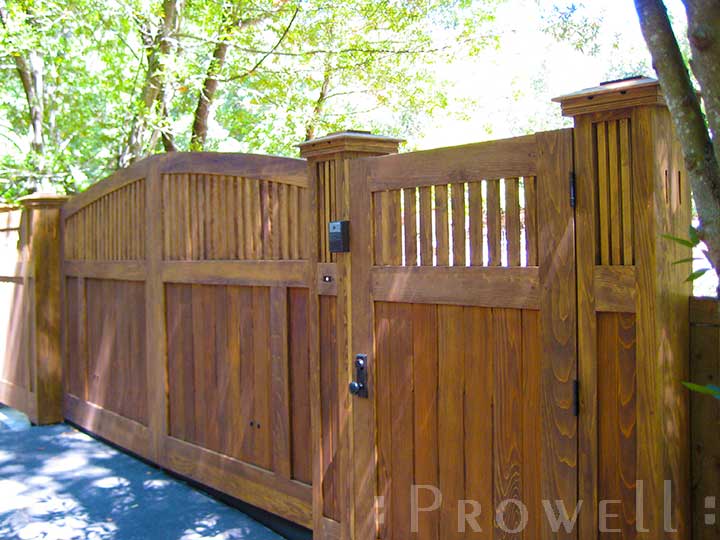 site photograph showing the wooden entry gates #14 in Marin County