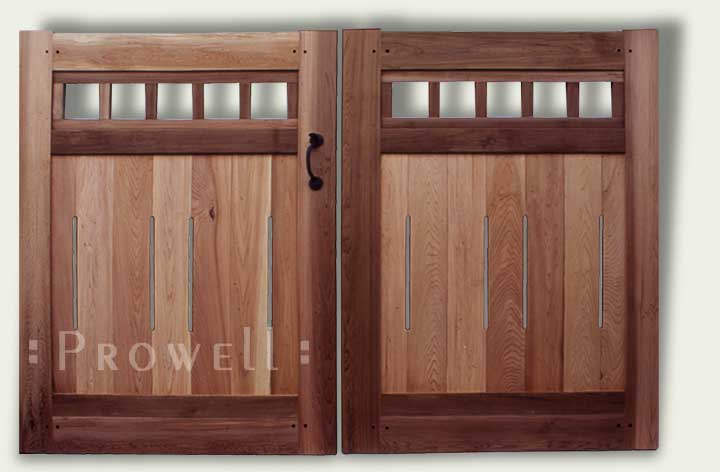 Wood Driveway Gates 15 in San Francisco