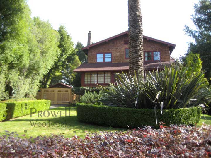 site photo of Wood Driveway Gates #16 in Marin County, California