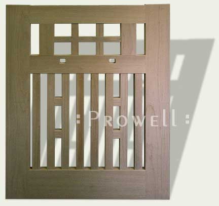 custom wood garden gate #52 in Marin County, CA