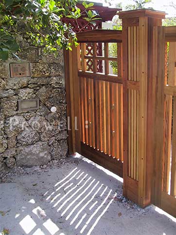 wood gates in florida