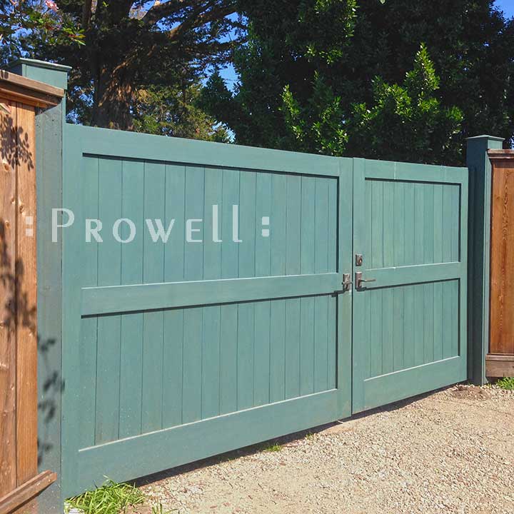 wood privacy driveway gates #19 in Marin County
