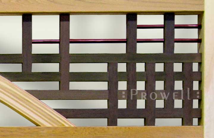 Wood contemporary driveway gates