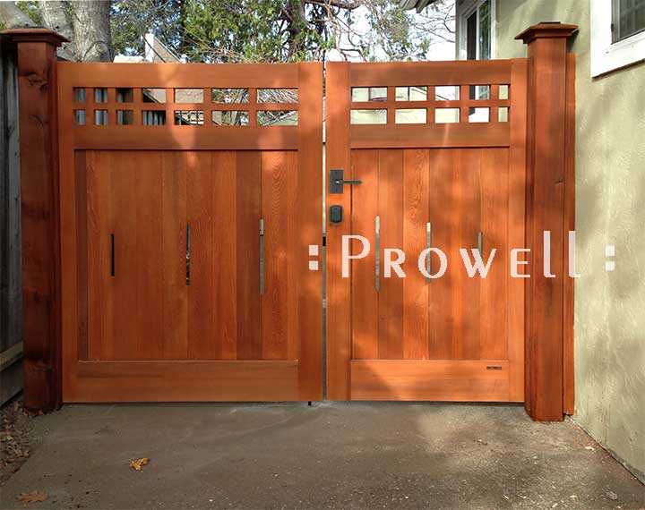 wood driveway gates #22 in Santa Rosa, California