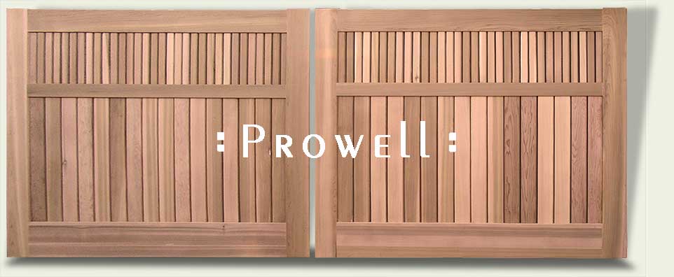 custom wood privacy driveway gates #25
