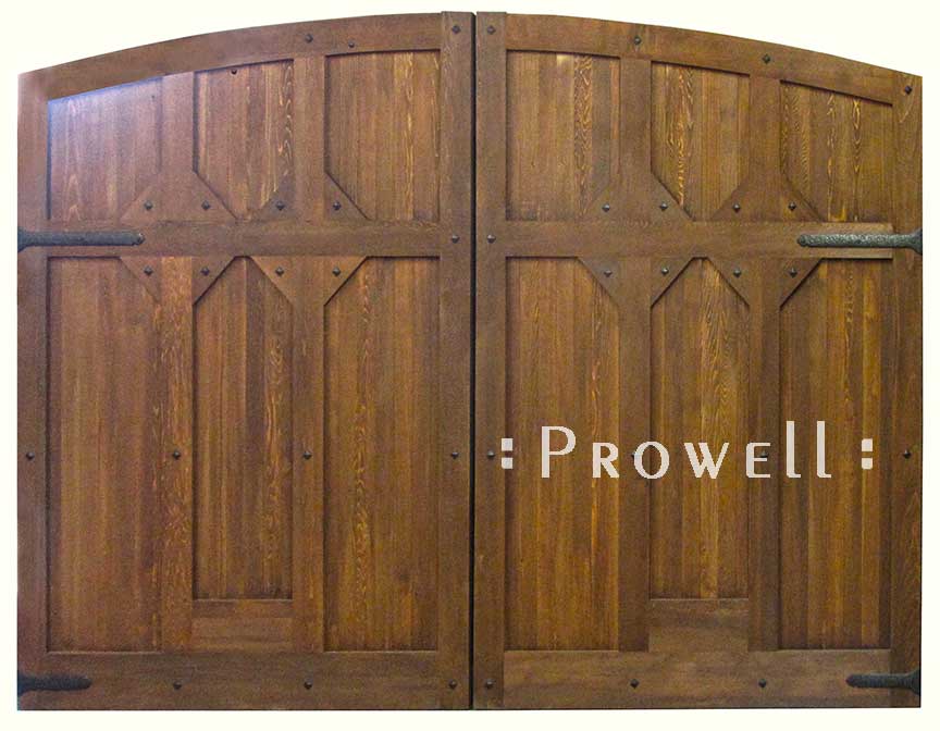 custom wood driveway gate #27