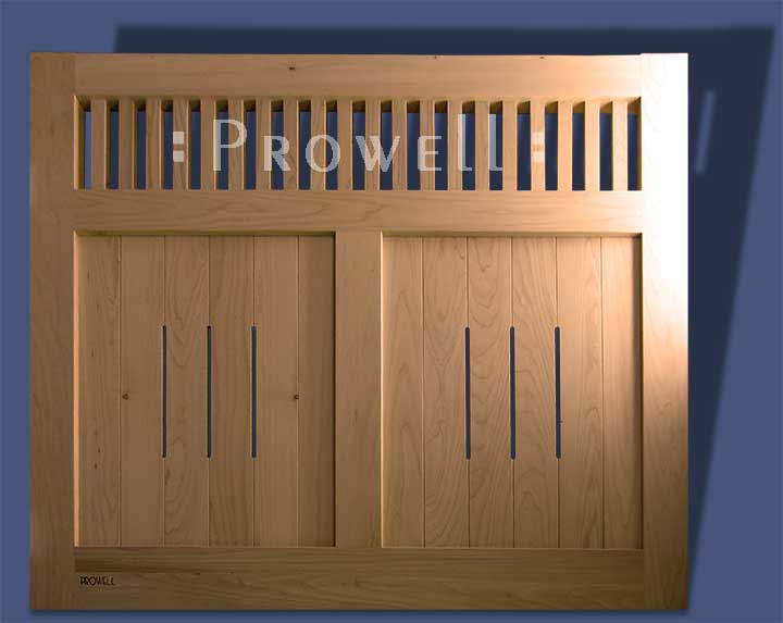 cropped image showing wood entry gates #2-5