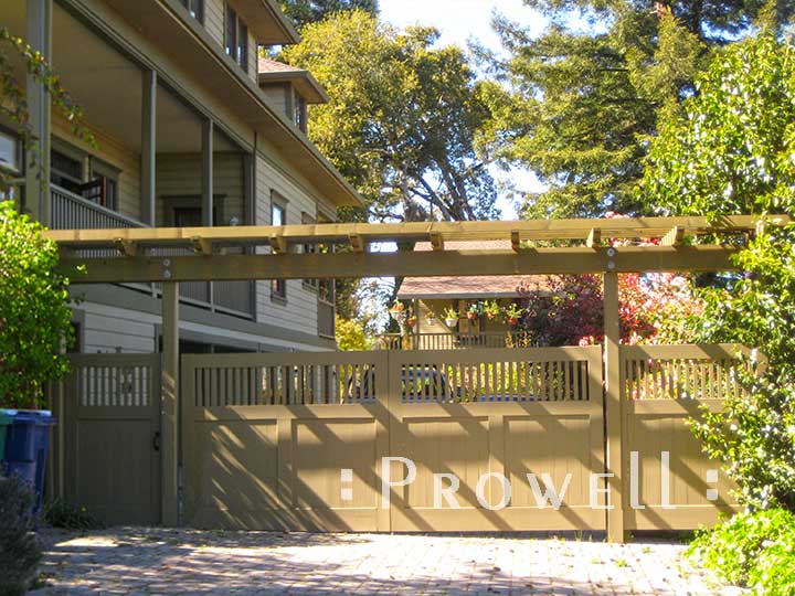 Site photograph showing drive gate #2-6 in sonoma county, california