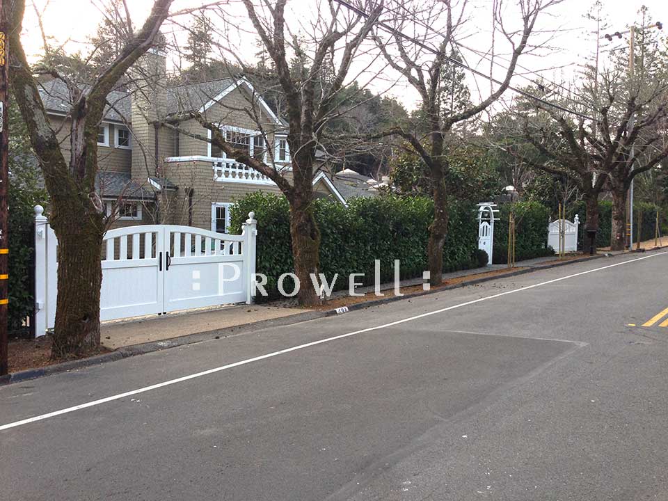 Double Wood Driveway Gate #33 in San Francisco area