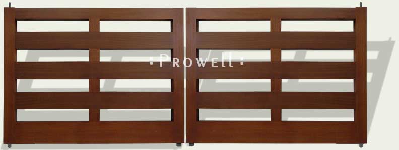 Custom Wood Driveway Gates #34