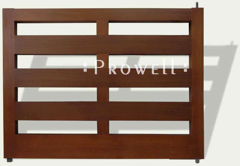 Horizontal wood driveway gates #34