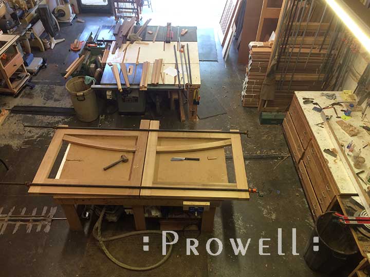 building a custom wood gate with arches. prowell