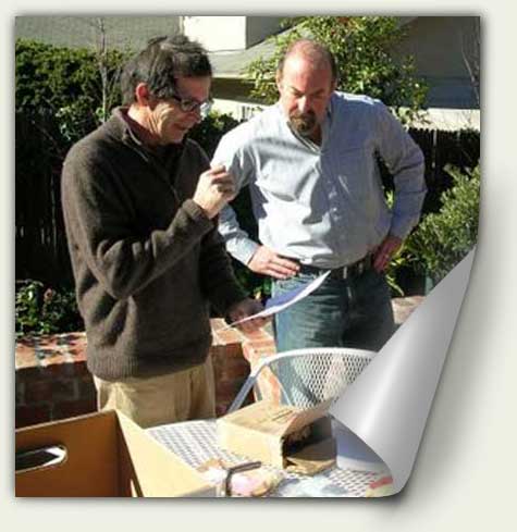 Charles Prowell and Brian Van Rheenan in Oakland, CA