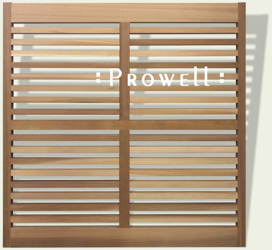 custom wood fence panel #10
