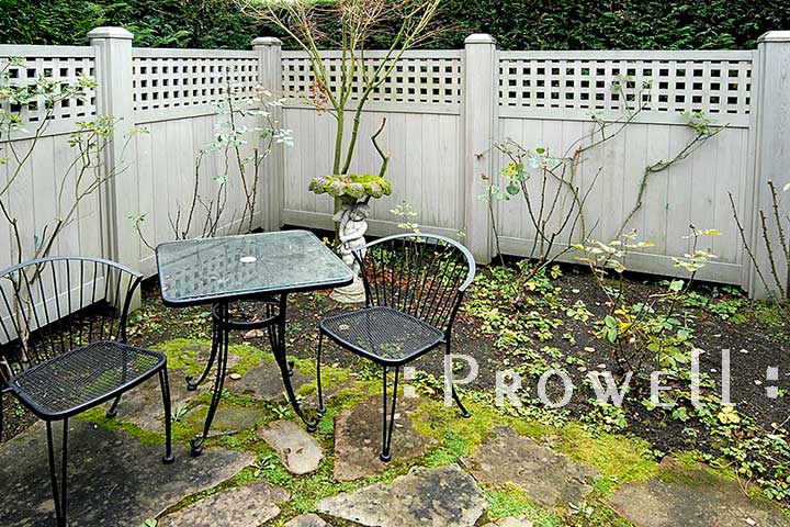 Custom wood garden fence #11 in Seattle, WA