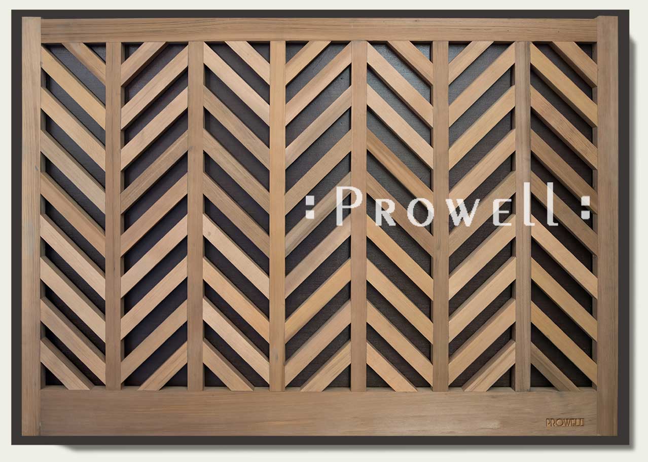 chevron wood fence #13. prowell