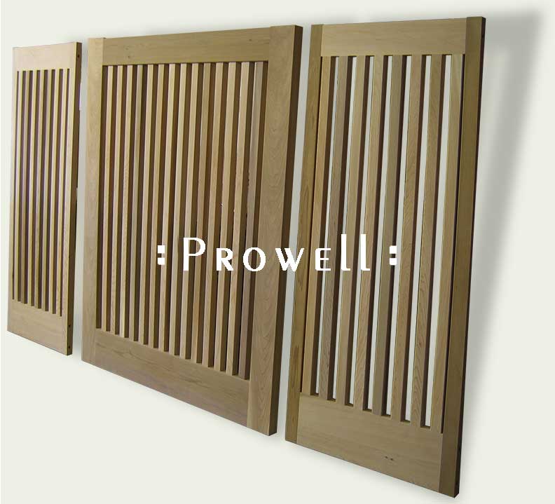 custom wood fence Panel #16