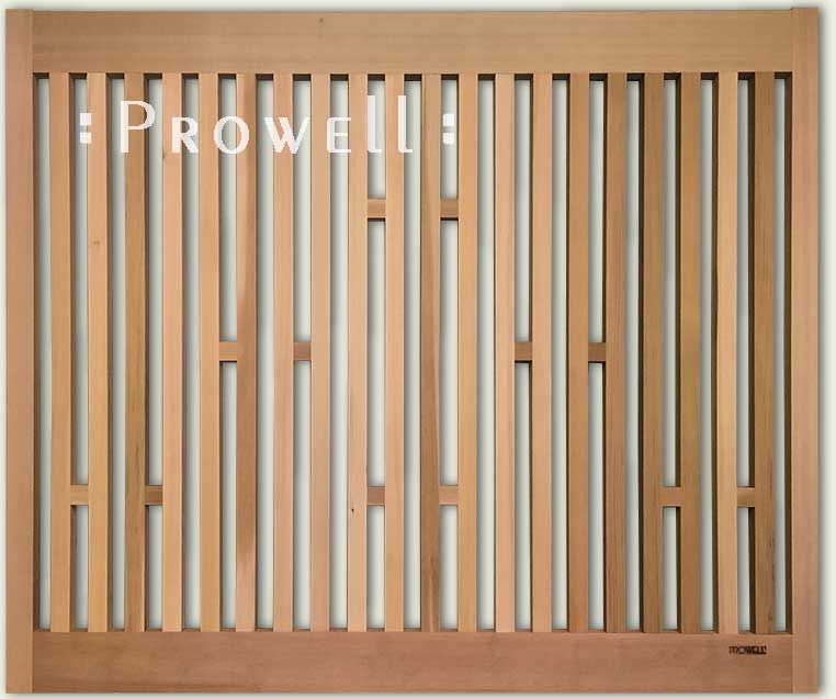 wood open picket garden fence 16-9. prowell