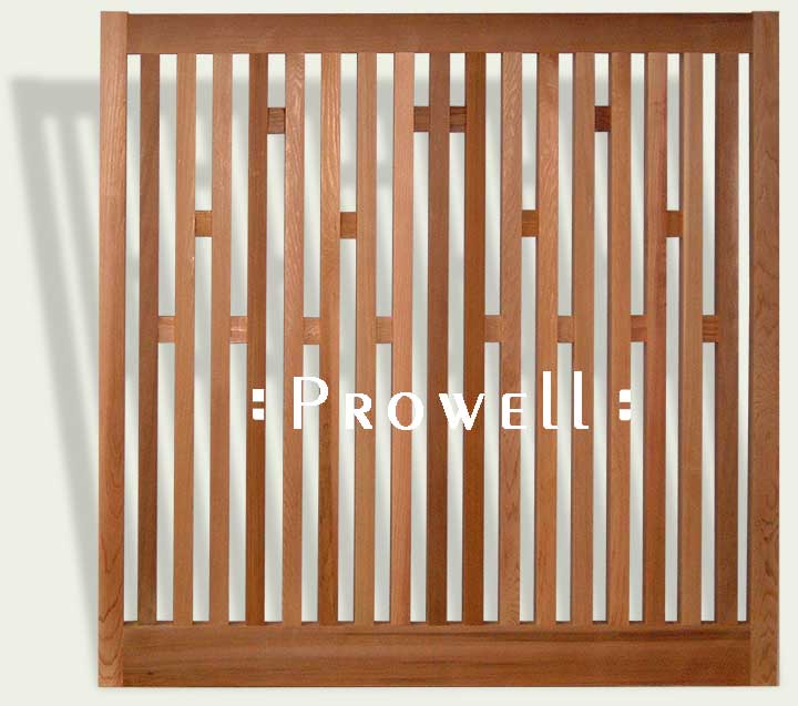 Custom wood fence Panels in the San Francisco Bay Area