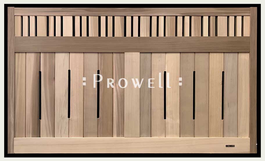 Custom Wood Garden Fence #18 in Monterey, CA. Prowell