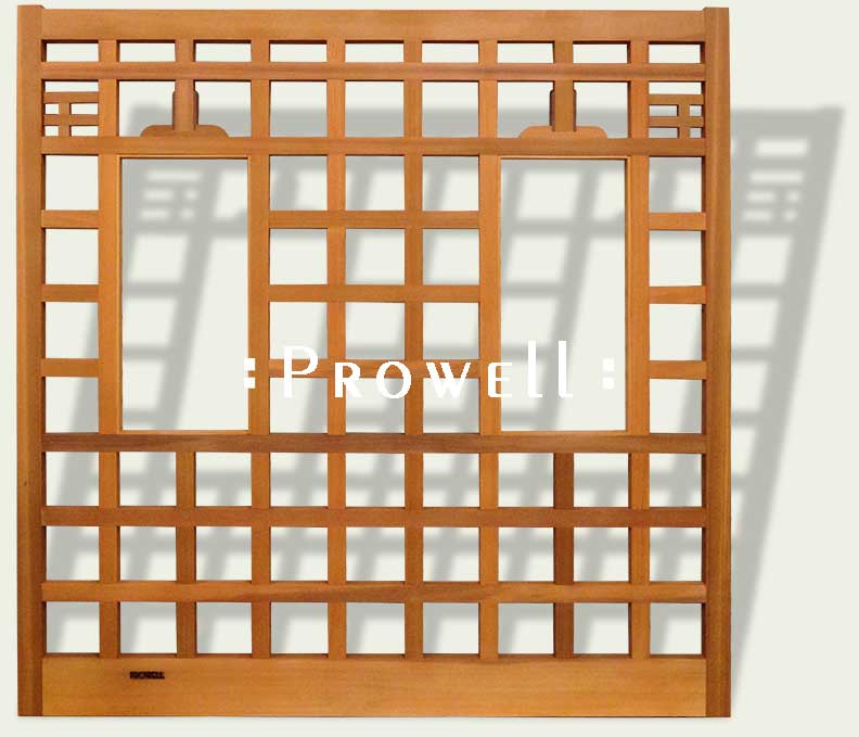 Custom wood fence panel #19-5
