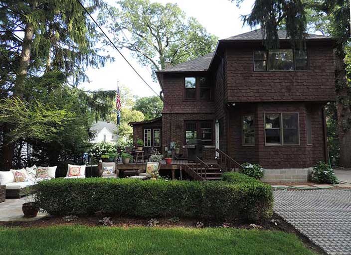 wood fence panels and deck railings in Michigan