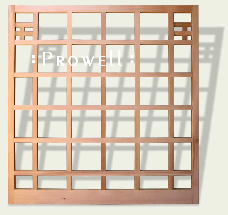 Custom wood fence Panels by Prowell Woodworks