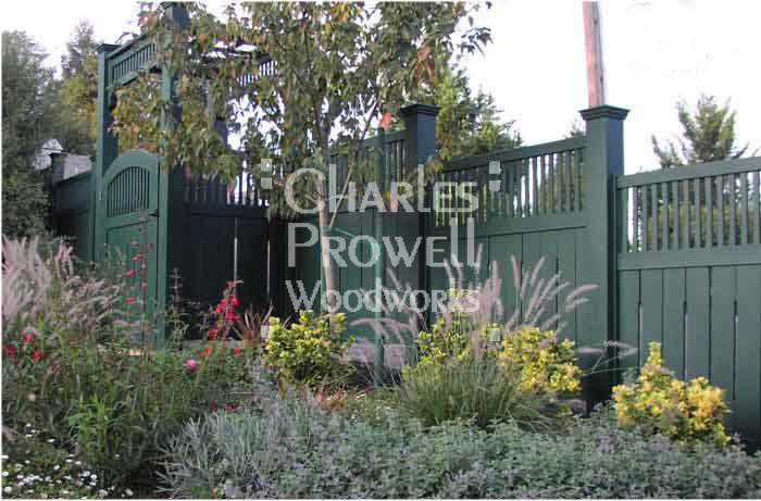 Custom Wood Fence Panel #1-15 in Petaluma, CA