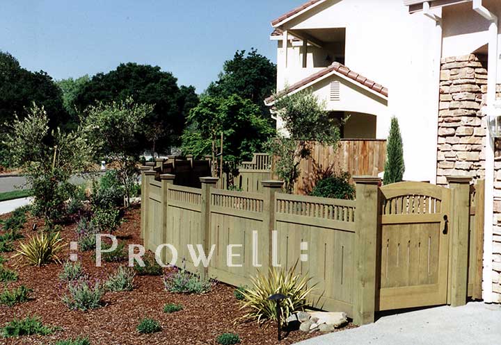 custom wood fencing panels in Santa Rosa, ca