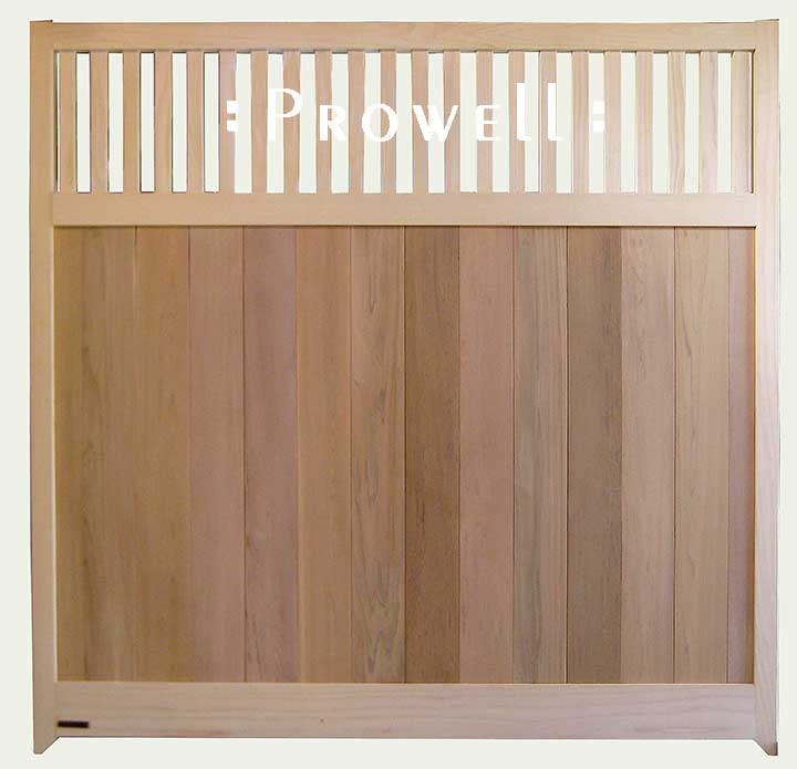 wood fence panels by prowell in California