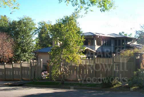 curved fence Panels in boulder, Colorado